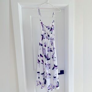 Banana Republic Cross back flora dress Size 6P